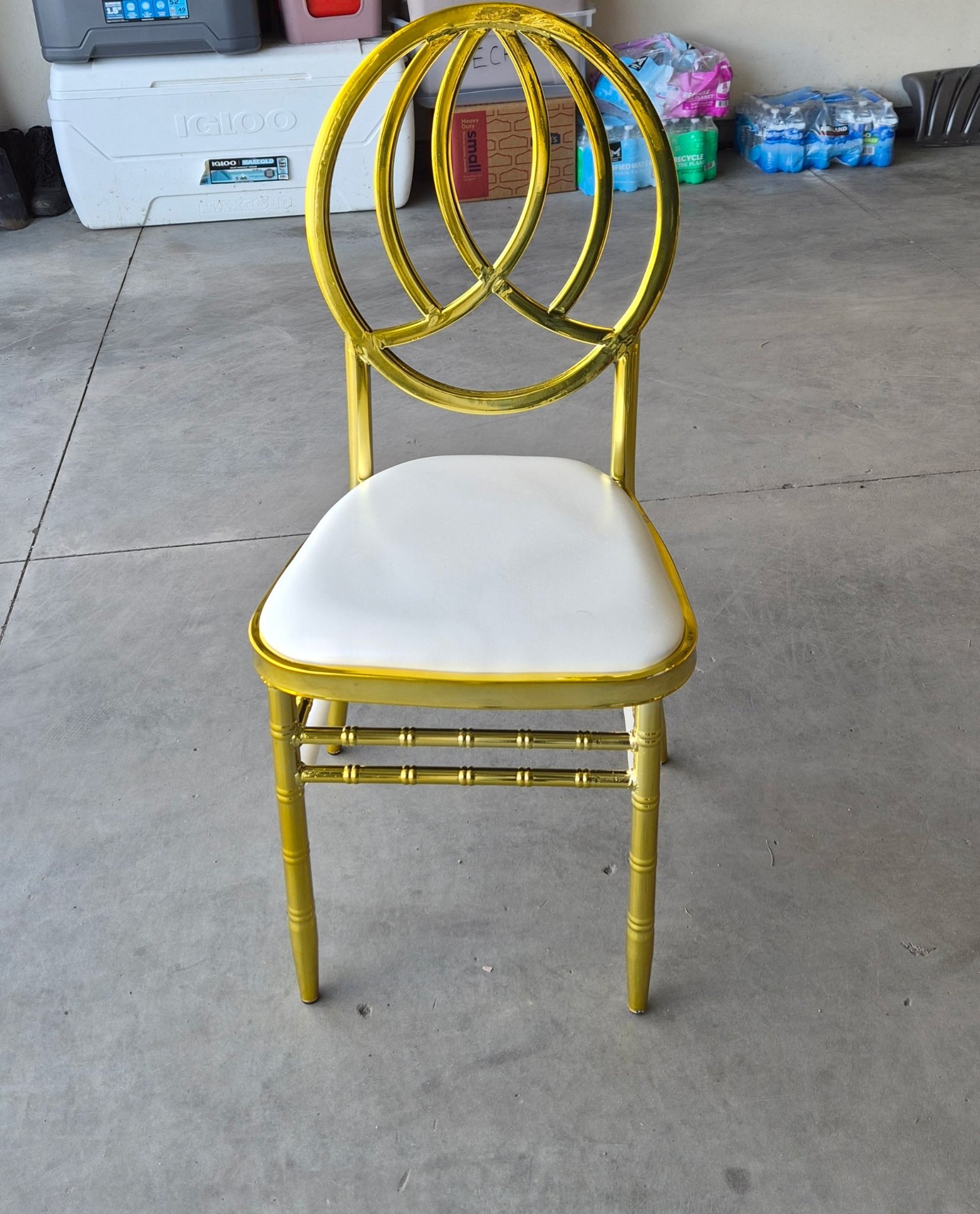 Gold Phoenix Chair Side View